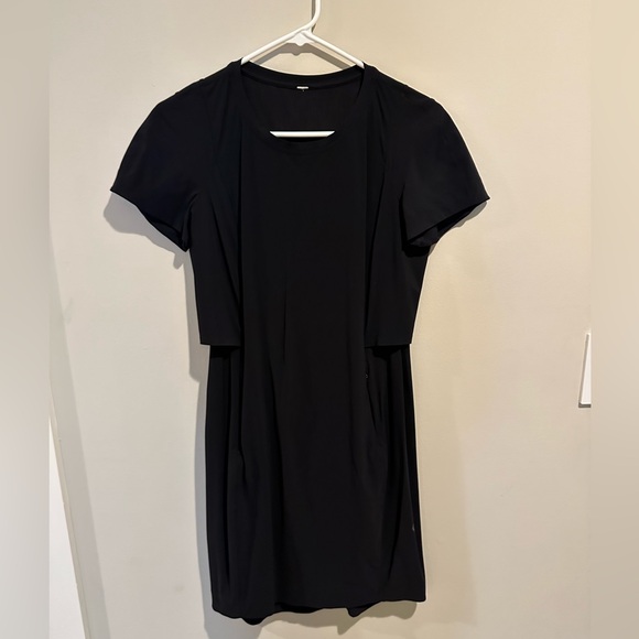 Lululemon &go Endeavor Dress - Black Size 2 - Picture 2 of 4